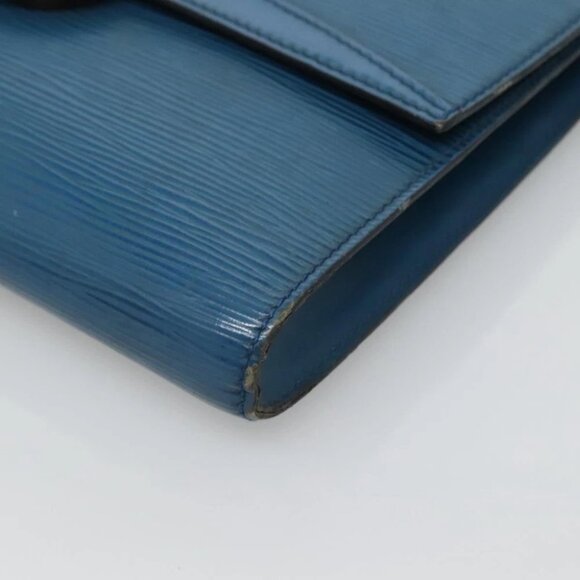 LOUIS VUITTON Epi Pochette Arche Shoulder Bag Blue - Picture 9 of 15